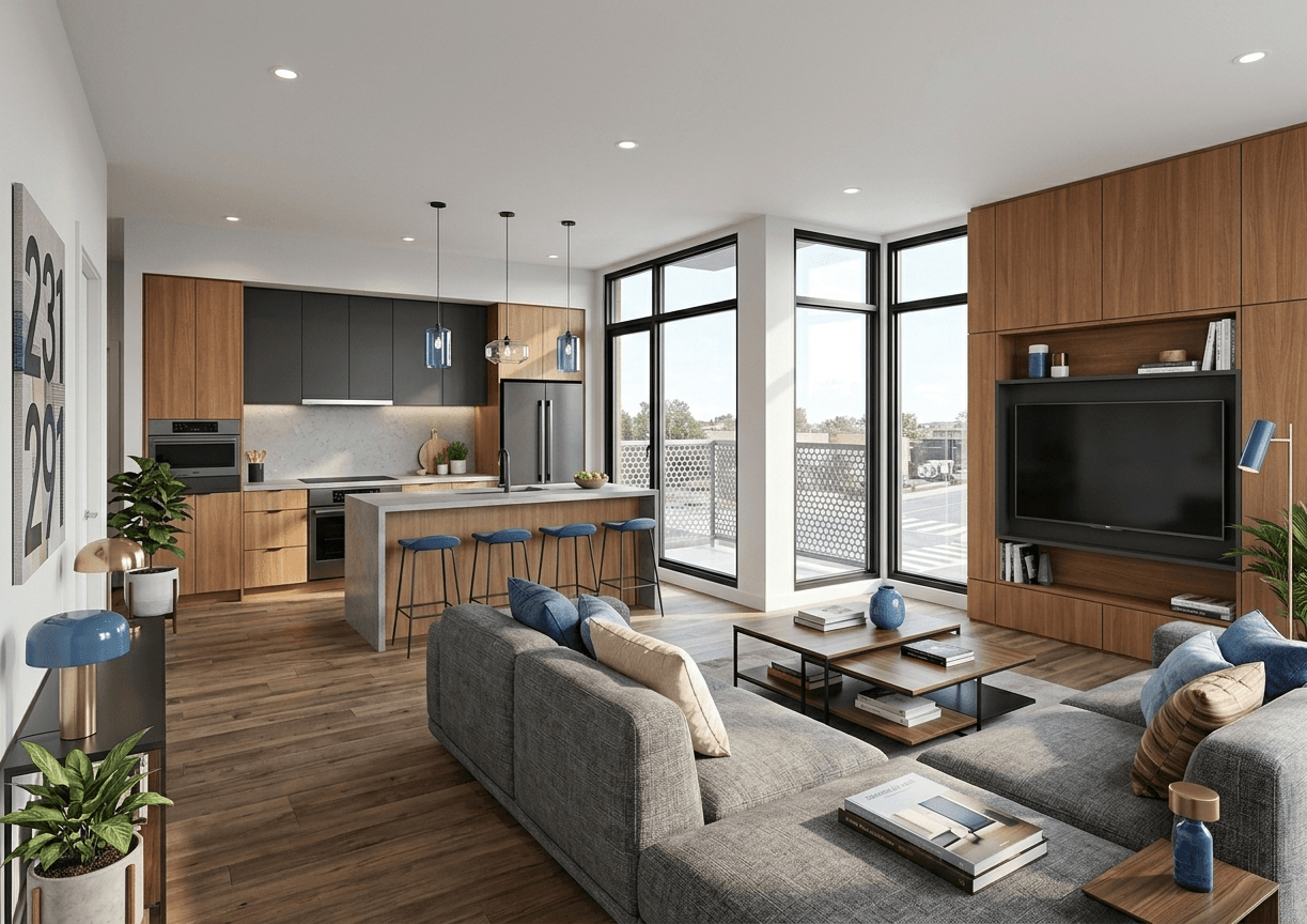 Bellamy interior living room